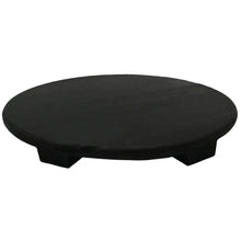 Load image into Gallery viewer, Black Wood Pedestal Stand