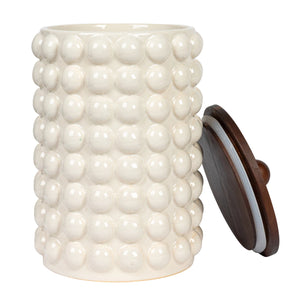 White Bubble Canister, Tall