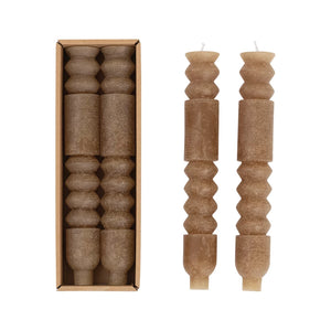 Totem Taper Candles, Unscented