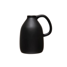 Load image into Gallery viewer, Black Nolan Vase with Handle