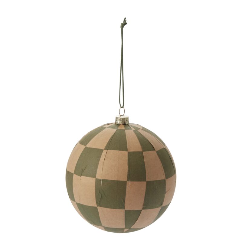 Plaid Holiday Ornament