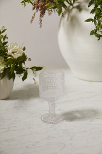 Beaded Glass Drinkware