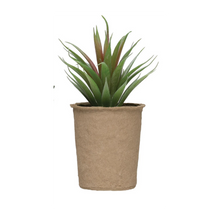 Load image into Gallery viewer, Faux Succulent in Paper Pot
