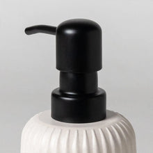 Load image into Gallery viewer, Bamboo Fibre Fluted Soap Dispenser
