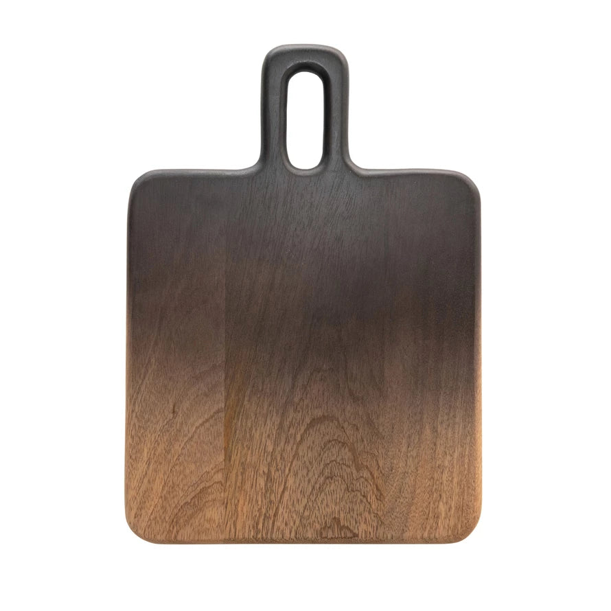 Black and Wood Faded Cutting Board