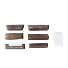 Load image into Gallery viewer, Reclaimed Wood Place Card Holder, Set of 6
