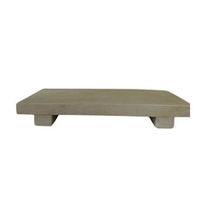 Load image into Gallery viewer, Beige Sandstone Footed Tray
