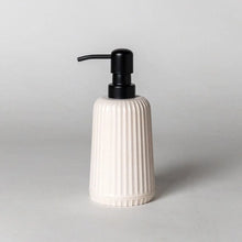 Load image into Gallery viewer, Bamboo Fibre Fluted Soap Dispenser
