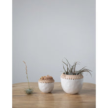 Load image into Gallery viewer, Lucas Planter with Rattan Stitching
