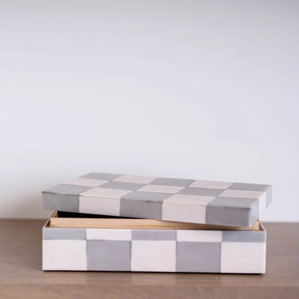 Checkered Decor Box