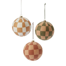 Load image into Gallery viewer, Plaid Holiday Ornament
