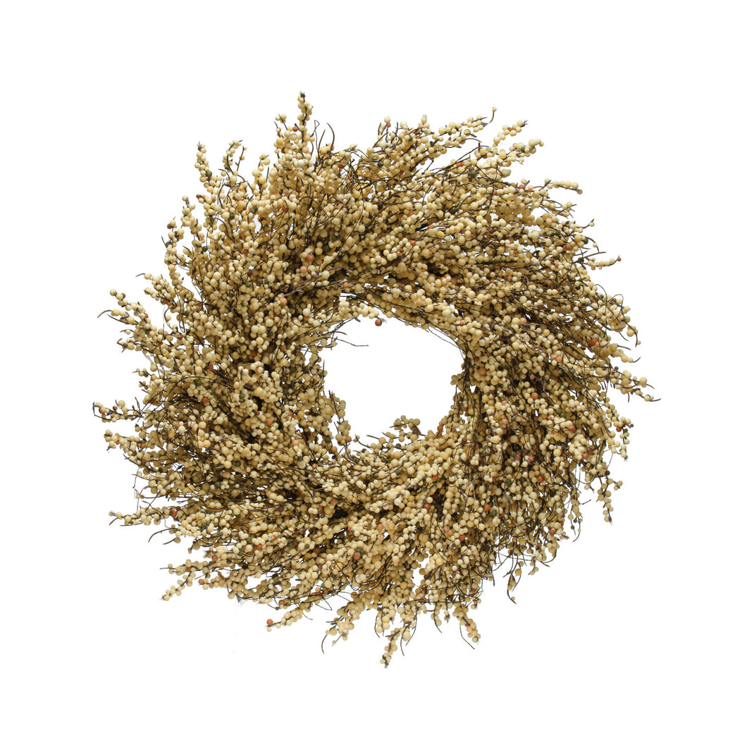 Faux Holiday Berry Wreath