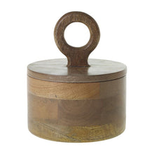 Load image into Gallery viewer, Mango Wood Canister, Medium
