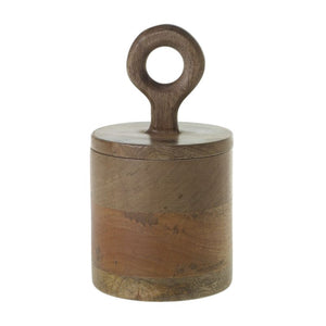 Mango Wood Canister, Small