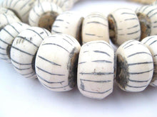 Load image into Gallery viewer, Watermelon Carved Bone Beads
