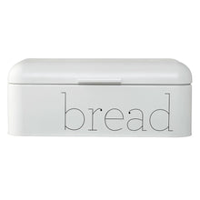Load image into Gallery viewer, White Metal Bread Container
