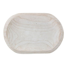 Load image into Gallery viewer, Whitewashed Wood Bowl
