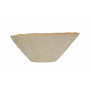 Stoneware Bowl with Organic Design