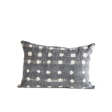 Load image into Gallery viewer, Charcoal Dot Pillow - Includes Insert

