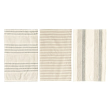 Load image into Gallery viewer, Striped Tea Towels, Set of 3
