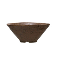 Load image into Gallery viewer, Matte Brown Stoneware Bowl
