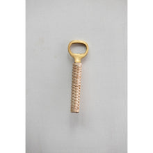 Load image into Gallery viewer, Brass &amp; Bamboo Bottle Opener
